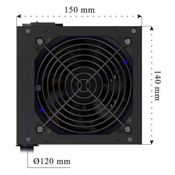 Endorfy Elementum E5 350W 80+ ventillátorral dobozos tápegység
