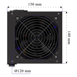 Endorfy Elementum E5 350W 80+ ventillátorral dobozos tápegység