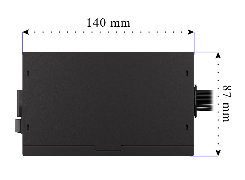 Endorfy Elementum E5 350W 80+ ventillátorral dobozos tápegység