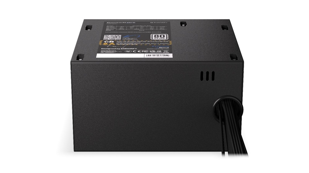 Endorfy Elementum E5 450W 80+ ventillátorral dobozos tápegység