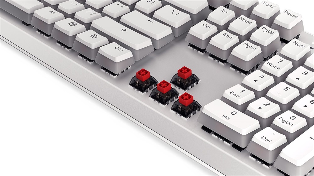 Endorfy Thock US fehér mechanikus (red switch) vezeték nélküli billentyűzet