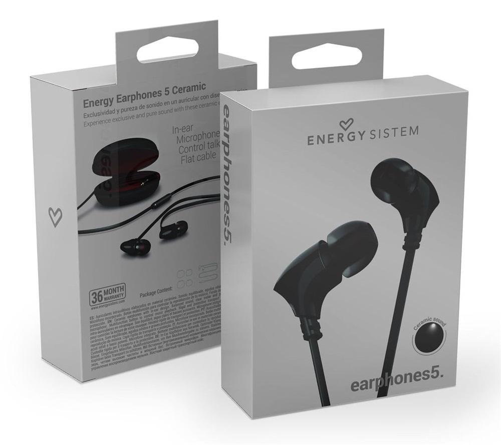 Energy Sistem EN 444762 Earphones 5 kerámia házas mikrofonos fülhallgató
