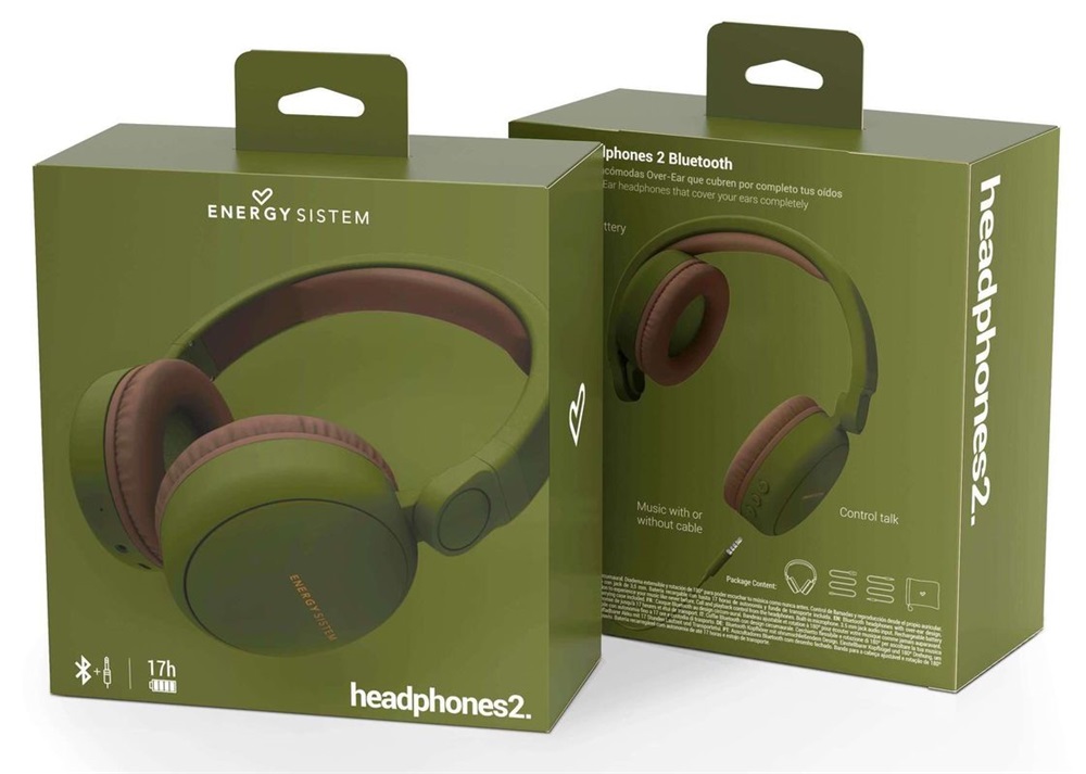 Energy Sistem EN 445615 Headphones 2 Bluetooth zöld fejhallgató