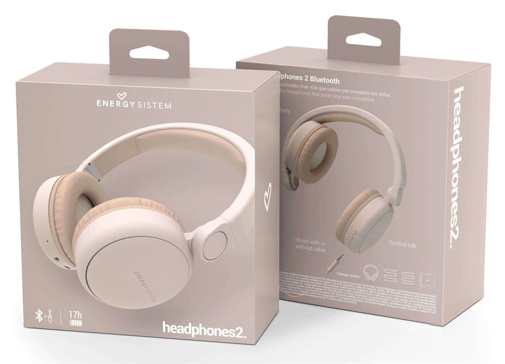 Energy Sistem EN 445622 Headphones 2 Bluetooth bézs fejhallgató