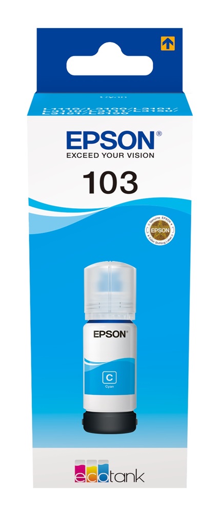 Epson C13T00S24A EcoTank 103 65ml cián tintapalack