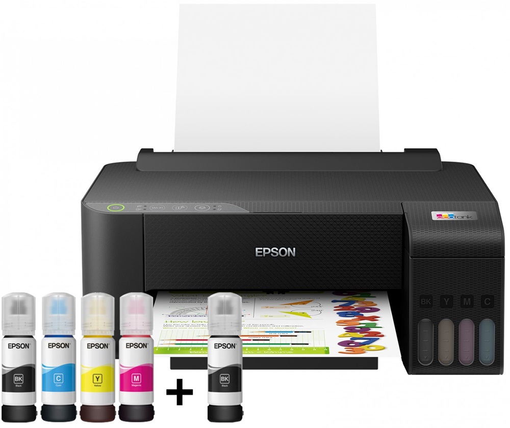 Epson EcoTank L1250 színes tintasugaras fekete egyfunkciós nyomtató (Újracsomagolt)