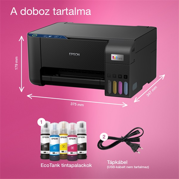 Epson EcoTank L3231 színes multifunkciós tintasugaras nyomtató