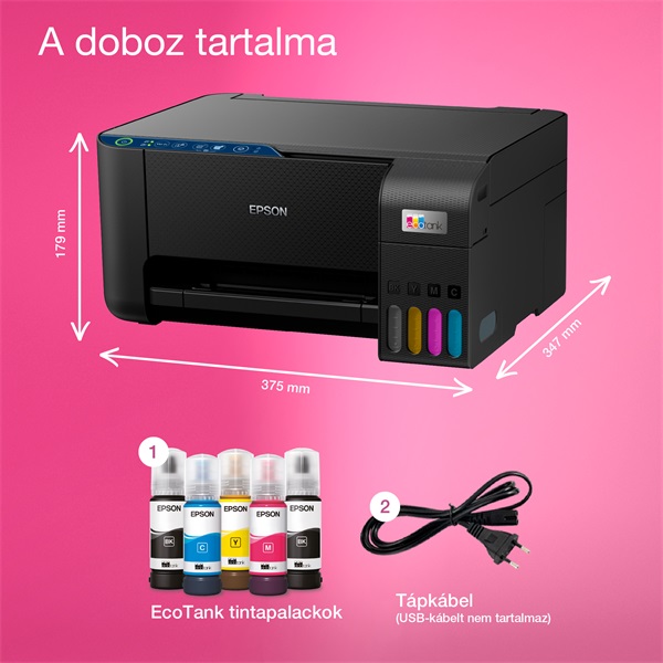 Epson EcoTank L3271 színes multifunkciós tintasugaras nyomtató