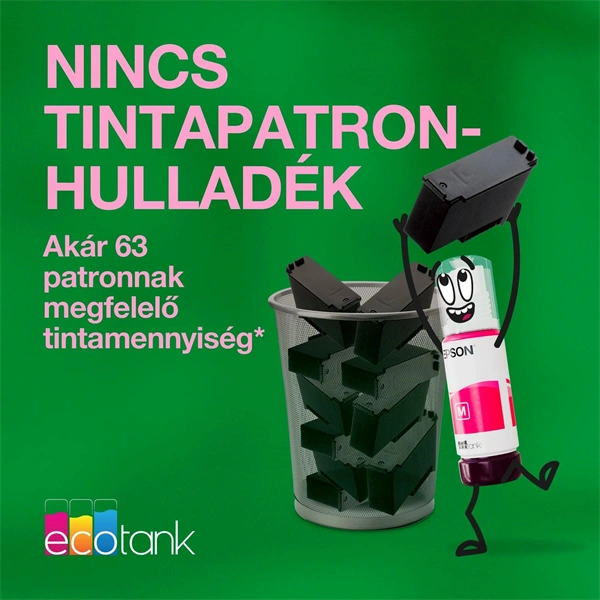 Epson EcoTank L4360 (A4, 33 lap/perc, duplex, USB/Wifi/Wifi Direct) színes tintasugaras multifunkciós nyomtató