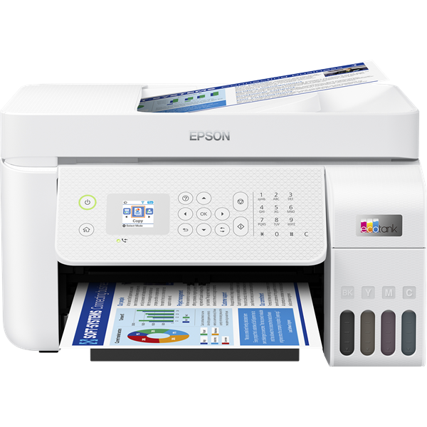 Epson EcoTank L5296 színes tintasugaras fehér multifunkciós nyomtató (Újracsomagolt)