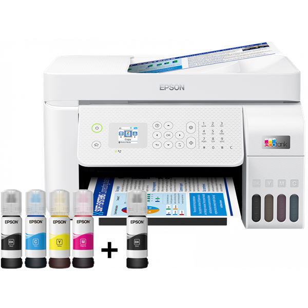 Epson EcoTank L5296 színes tintasugaras fehér multifunkciós nyomtató (Újracsomagolt)