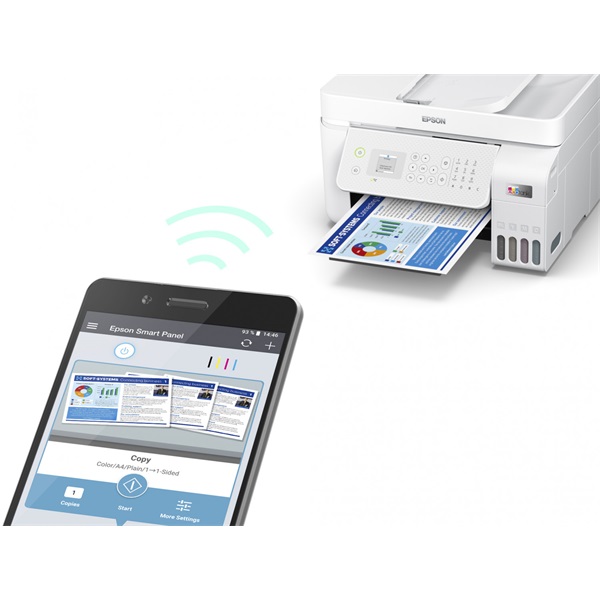 Epson EcoTank L5296 színes tintasugaras fehér multifunkciós nyomtató (Újracsomagolt)