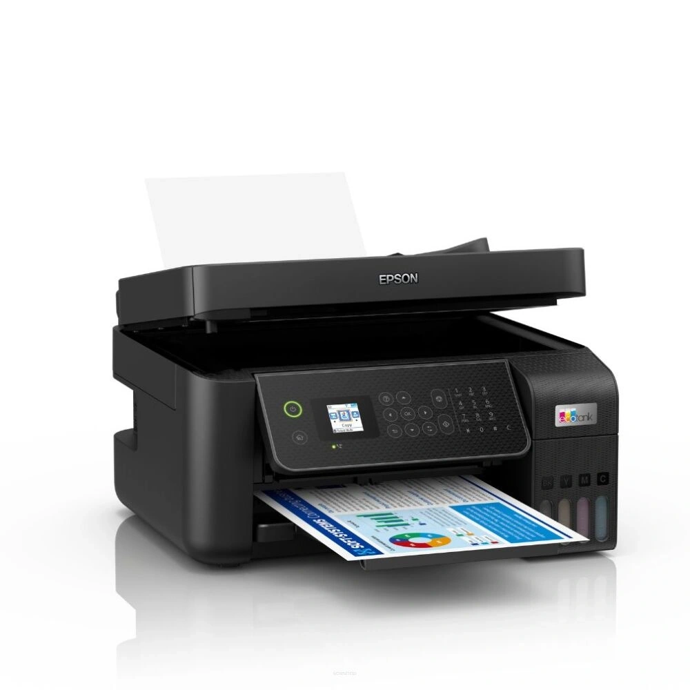 Epson EcoTank L5310 színes nyomtató MFP, WiFi/LAN, 8100/6500 oldal tinta a dobozban