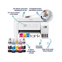 Epson Ecotank L5316 A4 MFP ADF Ethernet/WIFI színes multifunkciós tintasugaras nyomtató