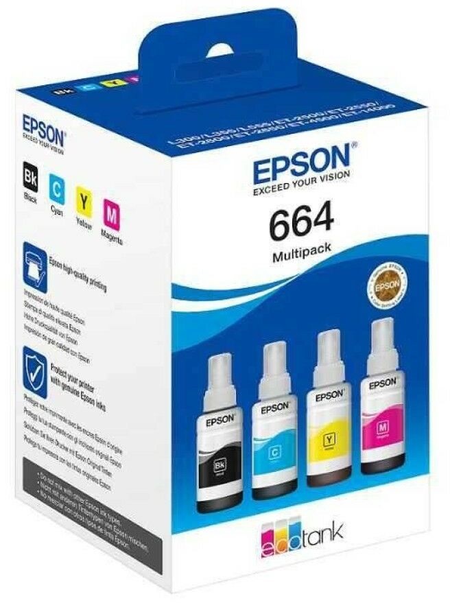 Epson C13T66464A T6646 280ML Multipack tintapatron csomag