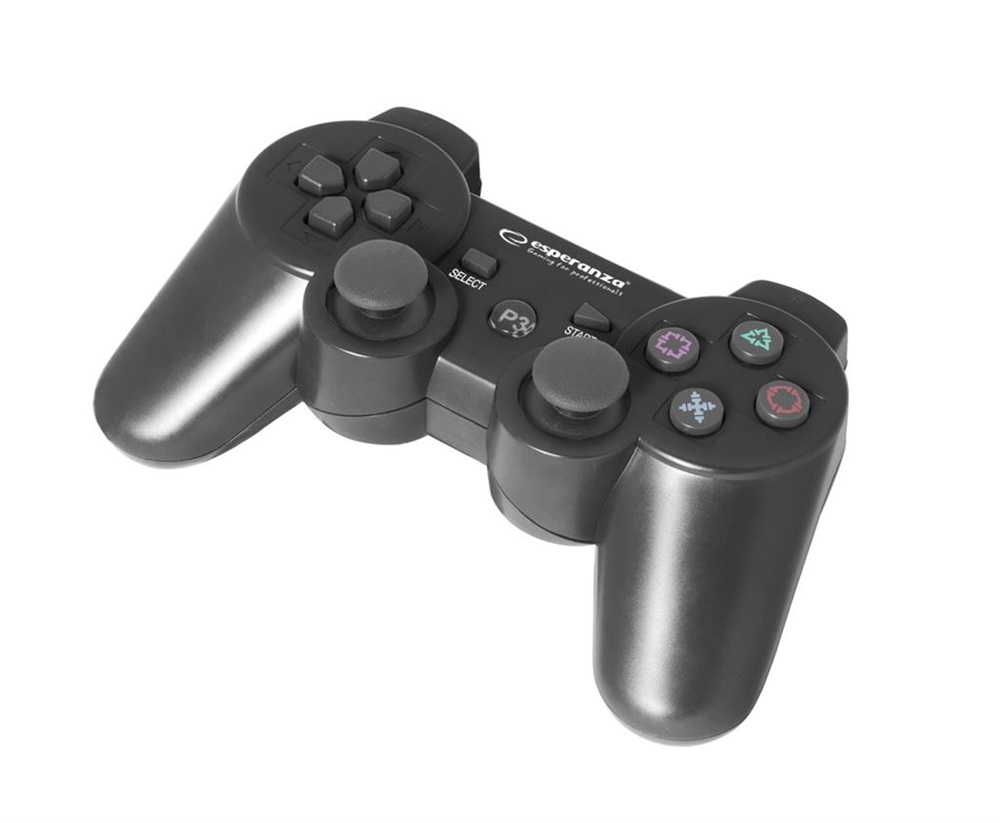 Esperanza EGG109K Marine PS3 vezeték nélküli Bluetooth fekete kontroller