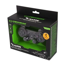 Esperanza EGG109K Marine PS3 vezeték nélküli Bluetooth fekete kontroller