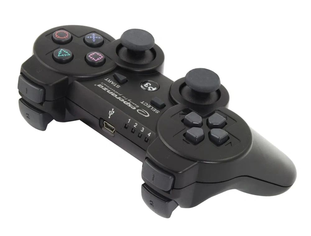 Esperanza EGG109K Marine PS3 vezeték nélküli Bluetooth fekete kontroller
