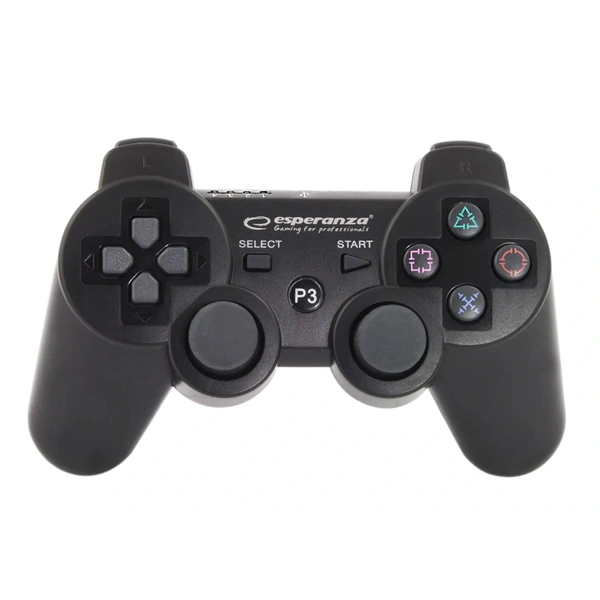 Esperanza EGG109K Marine PS3 vezeték nélküli Bluetooth fekete kontroller