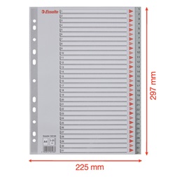 Esselte A4  1-31 műanyag regiszter
