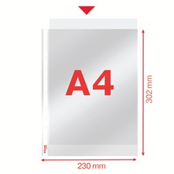 Esselte A4 55mikron 100db víztiszta lefűzhető genotherm