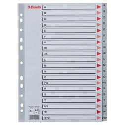 Esselte A4 A-Z-ig műanyag regiszter