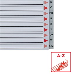 Esselte A4 A-Z-ig műanyag regiszter
