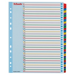 Esselte A4 extra széles újraírható 1-31 regiszter