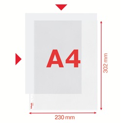 Esselte A4 narancsos speciális 100db/cs lefűzhető genotherm