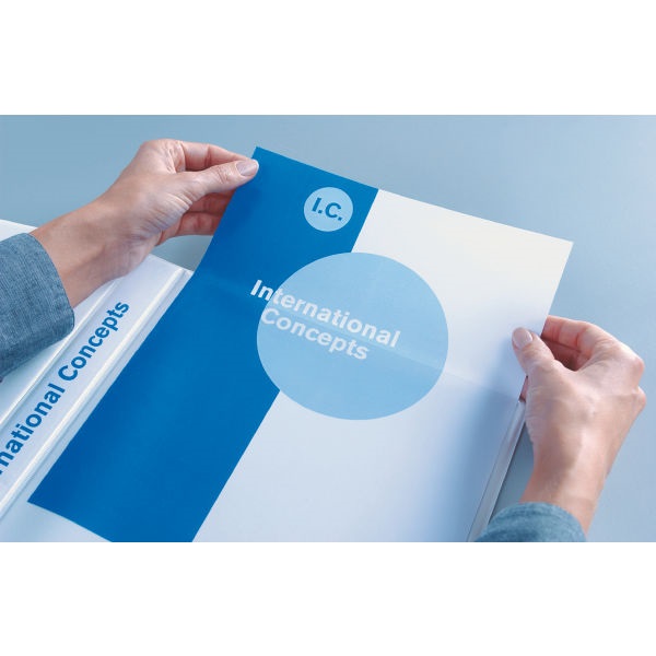 Esselte A4 panorámás 4 gyűrűs 2,5cm fehér gyűrűskönyv