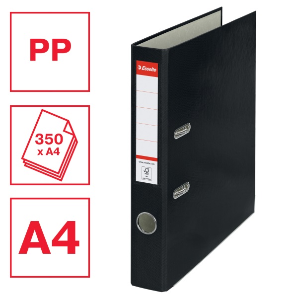 Esselte Economy A4 5cm fekete iratrendező
