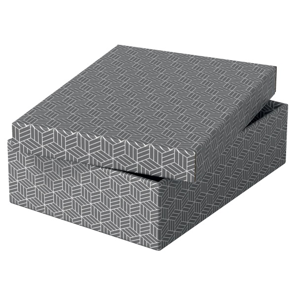 Esselte Home 3db/csomag szürke ajándék/tárolódoboz
