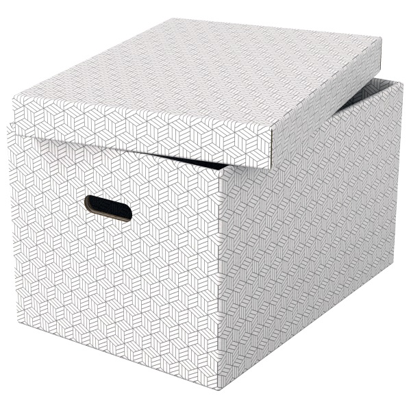 Esselte Home L méret 3db/csomag fehér tárolódoboz