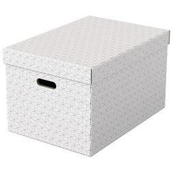 Esselte Home L méret 3db/csomag fehér tárolódoboz