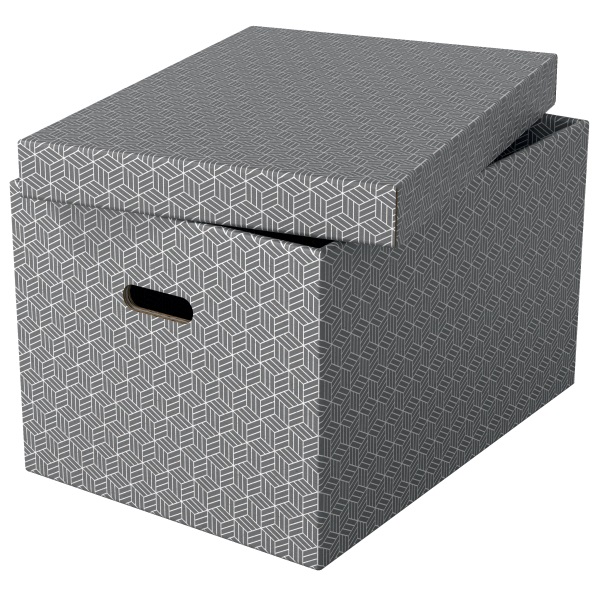 Esselte Home L méret 3db/csomag szürke tárolódoboz