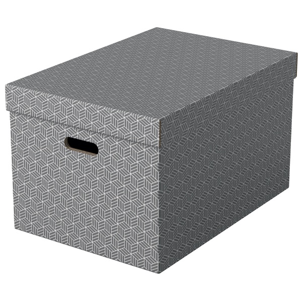 Esselte Home L méret 3db/csomag szürke tárolódoboz