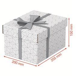 Esselte Home S méret 3db/csomag fehér tárolódoboz