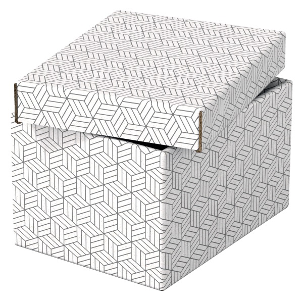 Esselte Home S méret 3db/csomag fehér tárolódoboz