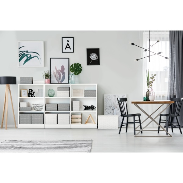Esselte Home S méret 3db/csomag szürke tárolódoboz