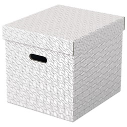 Esselte Home kocka alakú 3db/csomag fehér tárolódoboz