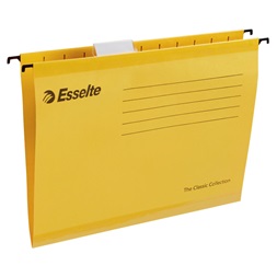Esselte Pendaflex A4 standard 25db/cs sárga függőmappa