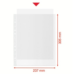 Esselte Recycled A4 Maxi narancsos 100db lefűzhető genotherm