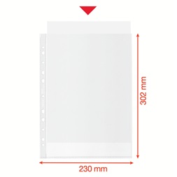 Esselte Recycled A4 narancsos 100db lefűzhető genotherm