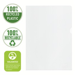 Esselte Recycled A4 narancsos 100mikronos 100db genotherm