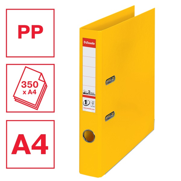 Esselte Standard A4 5cm sárga iratrendező