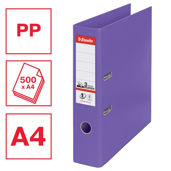 Esselte Standard A4 7,5cm lila iratrendező
