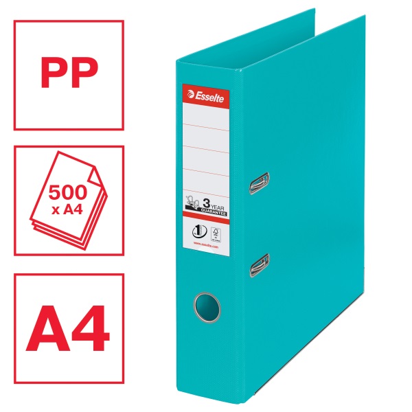 Esselte Standard A4 7,5cm türkiz iratrendező