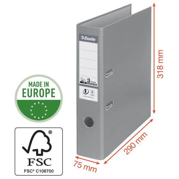 Esselte Standard A4 7,5cm türkiz iratrendező