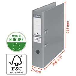 Esselte Standard A4 7,5cm türkiz iratrendező