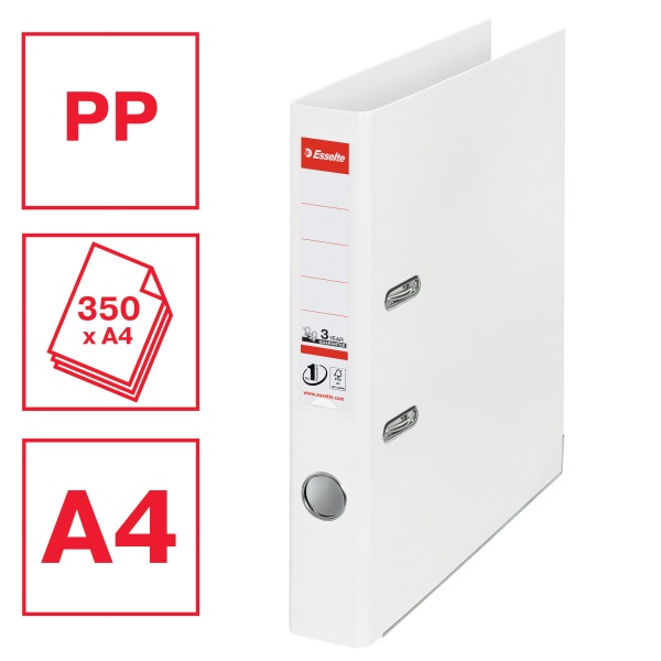 Esselte Standard Vivida A4 5cm fehér iratrendező